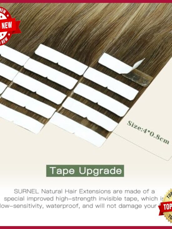20 Inch Human Hair Tape In Extensions 20 Pieces Invisible Tape Hair main image 4